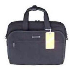 Crown Laptop (up to 15") Carrying Case Bag with Removable Shoulder Strap, Black